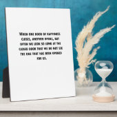 Wenn eine Tür geschlossen wird Fotoplatte (Seite)