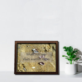 Wenn eine Tür geschlossen wird, öffnet sich ein An Poster