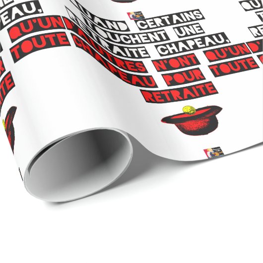 WENN EINIGE EINE PENSION HUT BEZIEHEN GESCHENKPAPIER (Rolleneckpunkt)