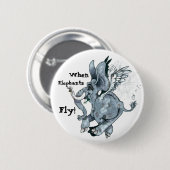 Wenn Elefanten fliegen! ~ Schaltfläche Button (Vorne & Hinten)