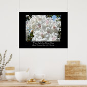 Wenn Engel singt, Blume Bloom Art druckt Office Poster (Küche)