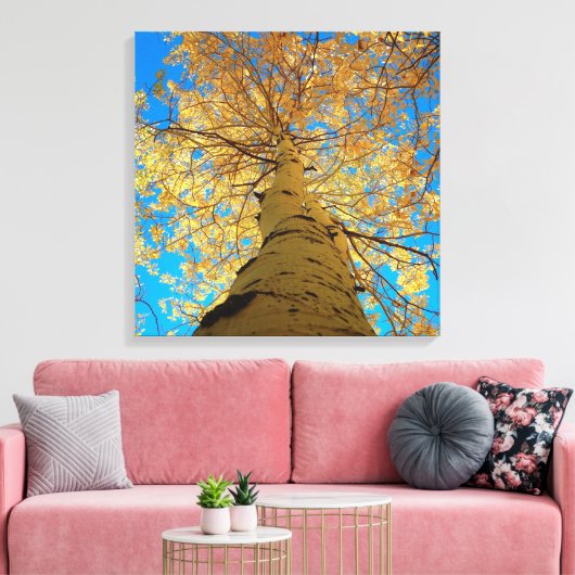 Wenn er absinkt, schaue nach oben! leinwanddruck (Insitu (Wohnzimmer))