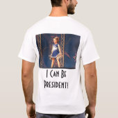 Wenn er eine Cheerleader sein kann… T-Shirt (Rückseite)