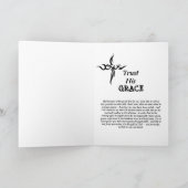 Wenn er es für mich getan hat, Grußkarte Dankeskarte (Innenseite)