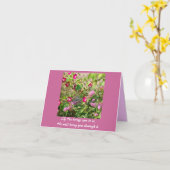 Wenn er Sie zu es holt, holt er Sie durch Karte (Gelbe Blume)