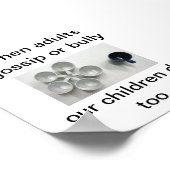 Wenn Erwachsene tratschen oder stillen Poster (Ecke)