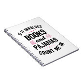 Wenn es Bücher und Pajamas Buch Lover Bookwo beinh (Rechte Seite)