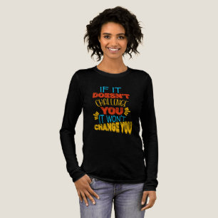 Wenn es dich nicht herausfordert, wird es dich nic Tri-Blend shirt
