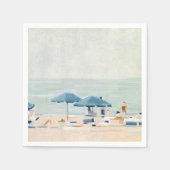 Wenn es die Strände sind Serviette (Vorderseite)