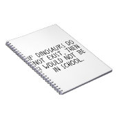 Wenn es Dinosaurier nicht gibt, Notizblock (Rechte Seite)