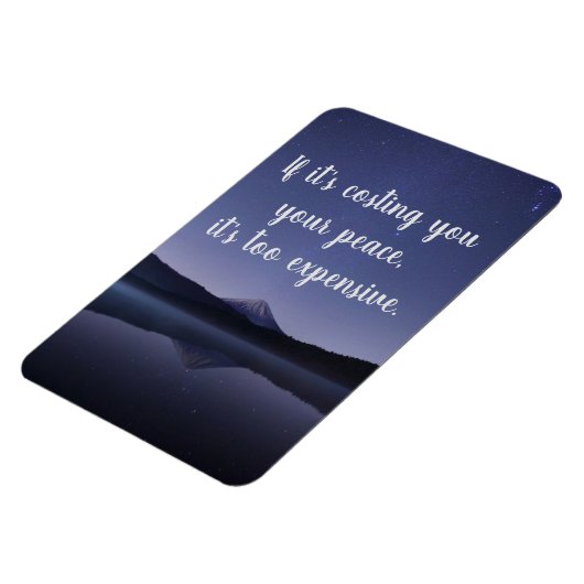 Wenn es dir deinen Frieden kostet Magnet (Linke Seite)