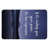 Wenn es dir deinen Frieden kostet Magnet (Horizontal)