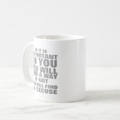 Wenn es dir wichtig ist kaffeetasse (Vorderseite Links)