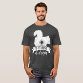 WENN ES DÜRFEN, DASS ES DÜRFTE, Funny Eichhörnchen T-Shirt (Vorne ganz)