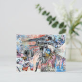 Wenn es ein echter Wunsch ist, wird es Wirklichkei Postkarte (Stehend Vorderseite)