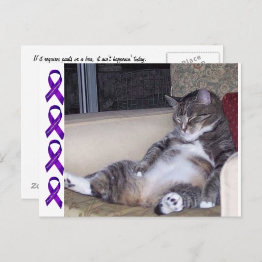 Wenn es eine Hose oder einen BH benötigt.. Fibro-B Postkarte (Vorne/Hinten)