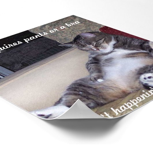 Wenn es eine Hose oder einen BH benötigt.. Poster (Ecke)