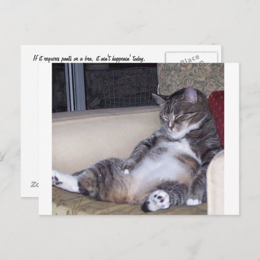 Wenn es eine Hose oder einen BH benötigt.. Postkarte (Vorne/Hinten)