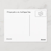 Wenn es eine Hose oder einen BH benötigt.. Postkarte (Rückseite)