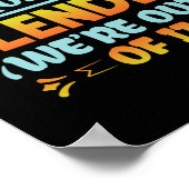 Wenn es einen Mixer benötigt, sind wir außer Gewit Poster (Ecke)