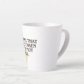 Wenn es einfach genommen wird, war es nie deins" - milchtasse (Rechte Ecke)