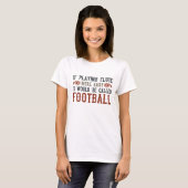 Wenn es einfach wäre, Flute zu spielen... T-Shirt (Vorne ganz)