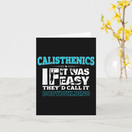 Wenn es einfach wäre, würden sie es Bodybuilding S Karte (Gelbe Blume)