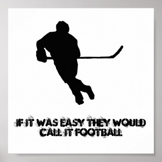 Wenn es einfach wäre, würden sie es Fußball nennen Poster (Vorne)