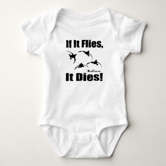 Wenn es fliegt, stirbt es baby strampler