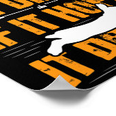 Wenn es fliegt, stirbt es, wenn es aufhört, fällt  poster (Ecke)