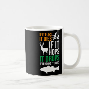 Wenn es fliegt, stirbt es. Wenn es hüpft, fällt es Kaffeetasse
