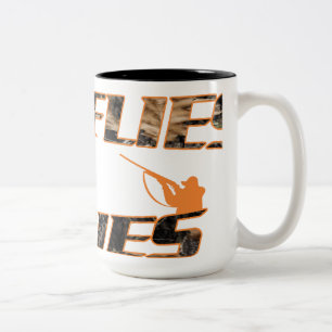 Wenn es fliegt, stirbt es zweifarbige tasse