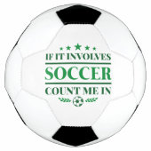 Wenn es Fußball betrifft, zählen Sie mich (Vorderseite)