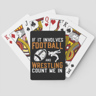 Wenn es Fußball und Wrestling beinhaltet, zähl mic Spielkarten