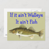 wenn es gefällt walleaint fish postkarte (Vorne/Hinten)