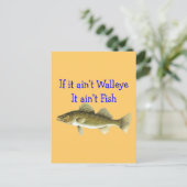 wenn es gefällt walleaint fish postkarte (Stehend Vorderseite)