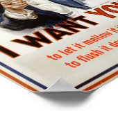 Wenn es gelb ist, lass es mild... poster (Ecke)