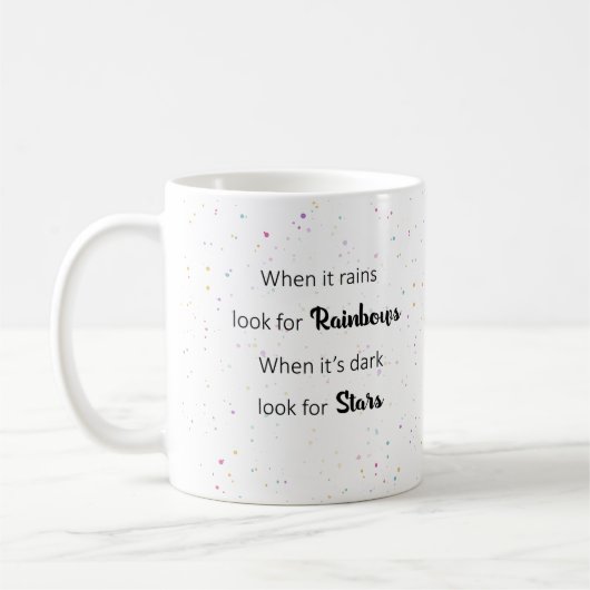 Wenn es gewinnt positive Life Quote Tasse (Links)