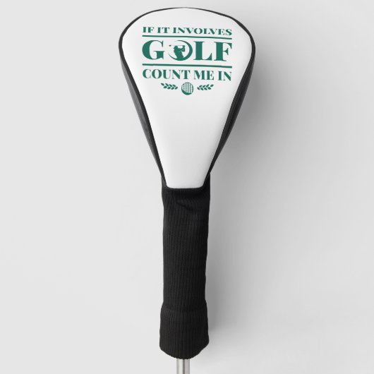 Wenn es Golf beinhaltet, zählen Sie mir Headcover (Vorderseite)