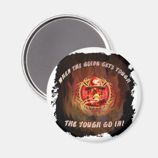 Wenn es hart wird magnet (Vorderseite/Rückseite)