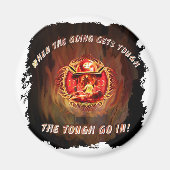 Wenn es hart wird magnet (Vorne)