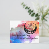 Wenn es Ihr Anruf ist... Postkarte (Stehend Vorderseite)