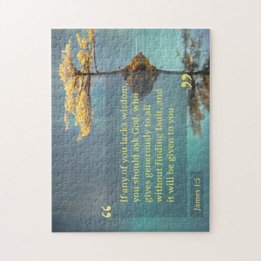 Wenn es jemandem von Ihnen an Weisheit fehlt, soll Puzzle (Vertikal)