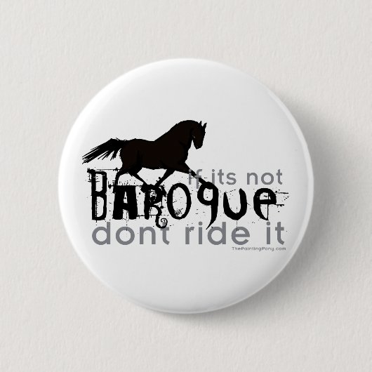 Wenn es kein Barock ist Button (Vorderseite)