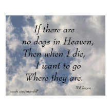 WENN ES KEINE HUNDE-WILL ROGERS POSTER