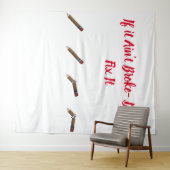 Wenn es keine Tapestry kaputt macht Wandteppich (Beispiel (Horizontal))