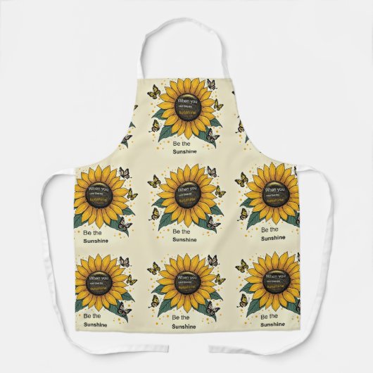 wenn es keinen Sonnenschein gibt Schürze (Vorderseite)