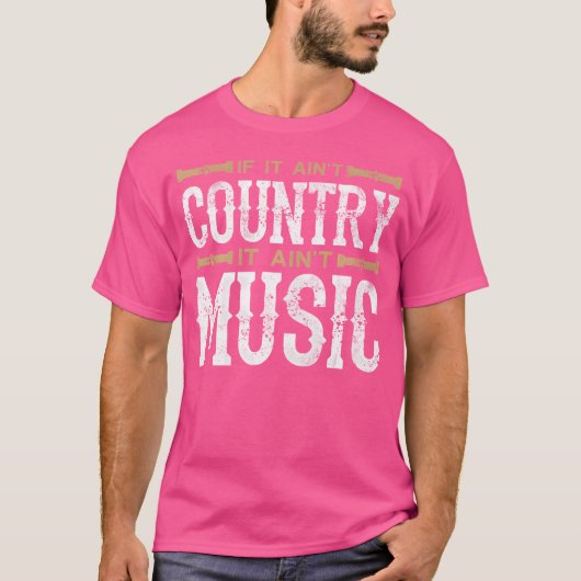 Wenn es Land wird es Musik Country Music girio T-Shirt (Vorderseite)