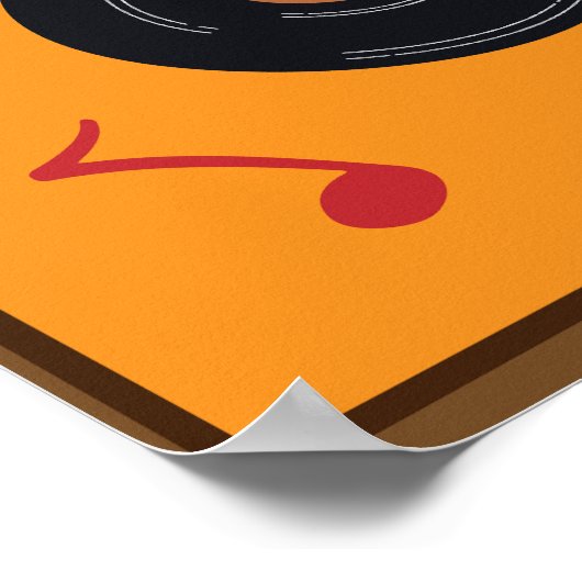 Wenn es mehr als drei Akkorde hat, ist es Jazz Poster (Ecke)