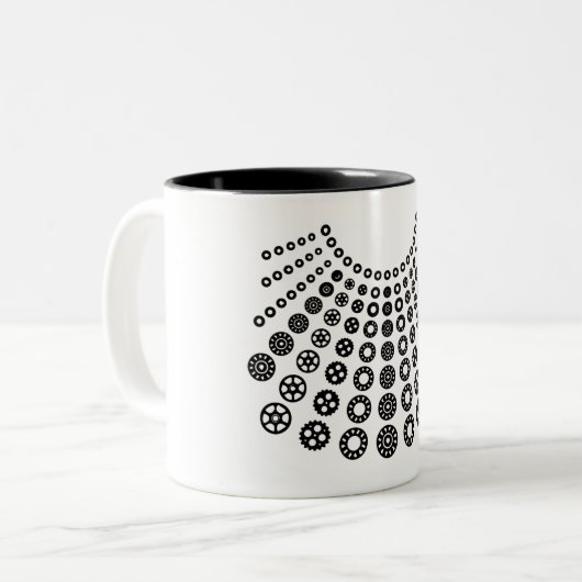 Wenn es neun 9 berüchtigte RBG gibt Zweifarbige Tasse (Vorderseite Links)